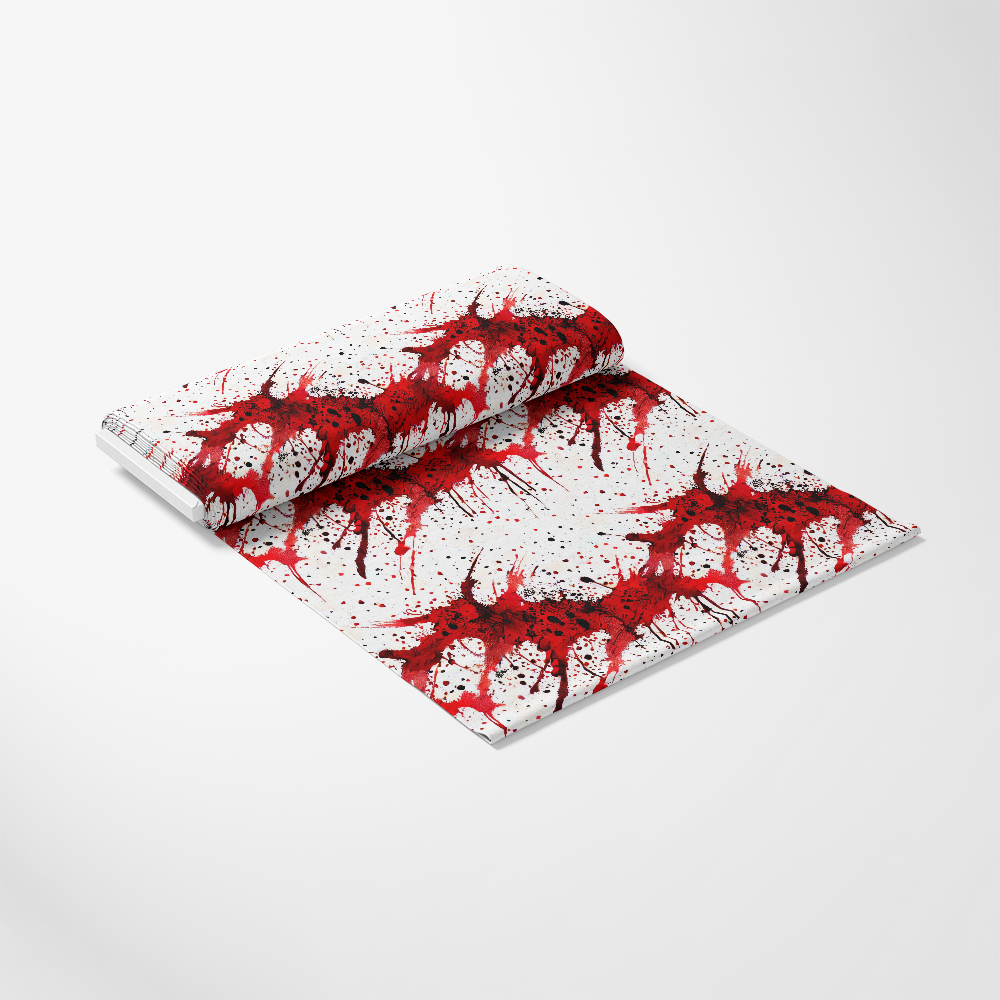 Blood Spatter Pattern 12 Quilting Cotton Fabric