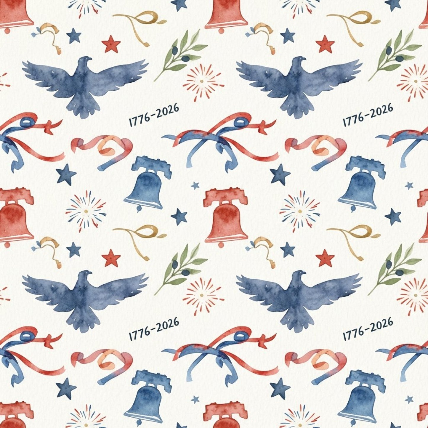 250th Anniversary Pattern 26 Quilting Cotton Fabric