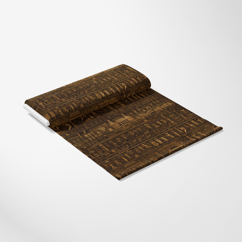 - 2D Ancient Egypt Pattern 5 Quilting Cotton Fabric
- brown fabric
- gold accents
- Egyptian motifs
- hieroglyphics design
- textile
- quilting material
- cotton textile
- ancient pattern
- premium fabric
- traditional style
- soft texture
- craft fabric
