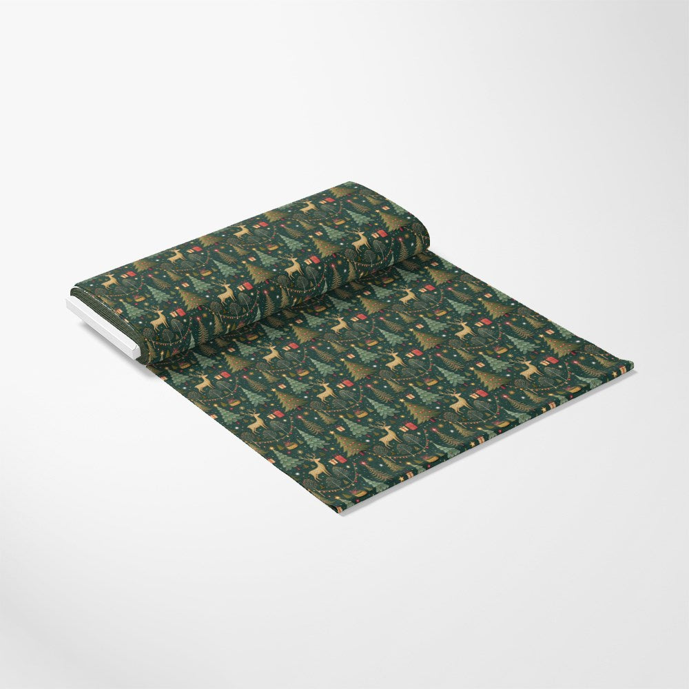 Christmas Tree Lights Pattern 10 Quilting Cotton Fabric
