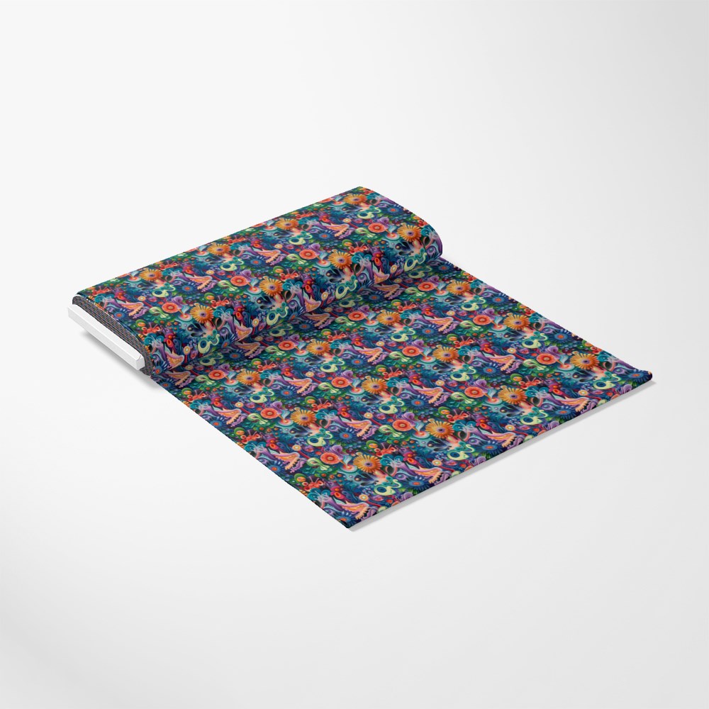 Psychedelic Painting Pattern 10 Quilting Cotton Fabric