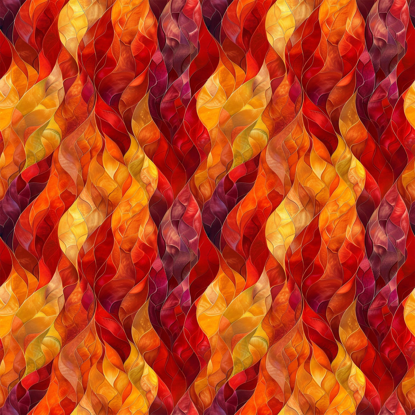 Artistic Autumn Leaves Pattern 10 Quilting Cotton Fabric