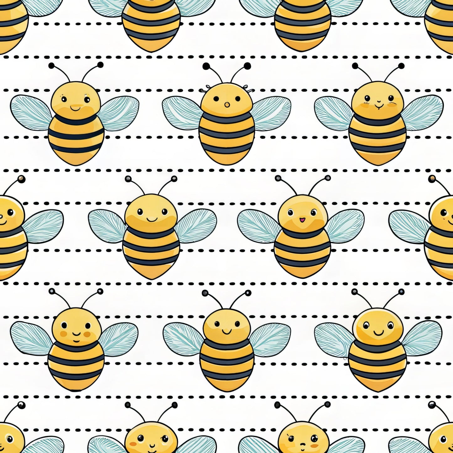 Bees and Beehives Pattern 13 Quilting Cotton Fabric