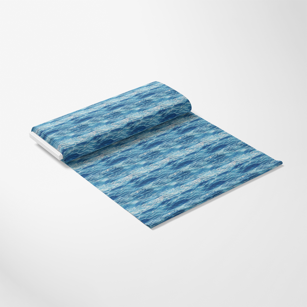 Blue Water Pattern 7 Quilting Cotton Fabric