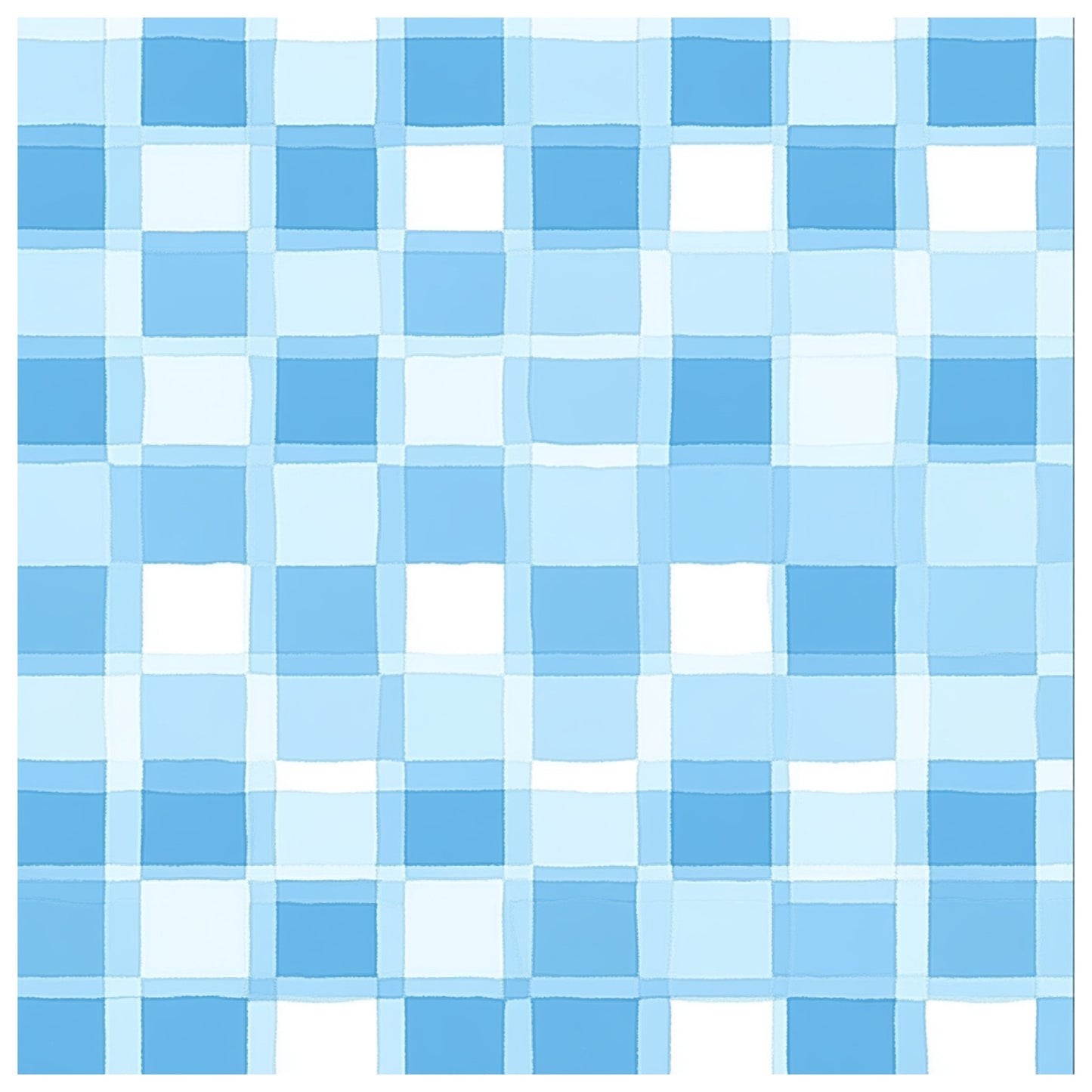 Blue Hydrangea Pastel Pattern 6 Quilting Cotton Fabric
