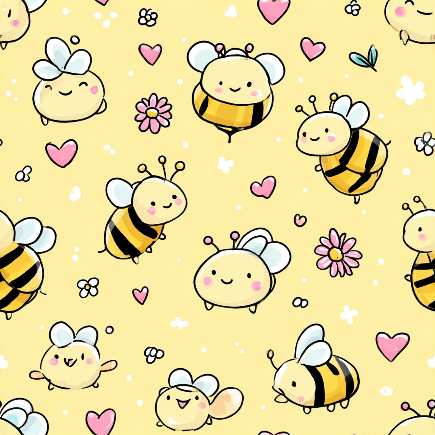 Busy Bee Pattern 29 Quilting Cotton Fabric