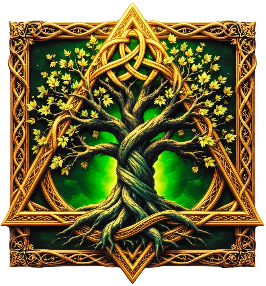 Celtic Tree of Life Fabric Panel