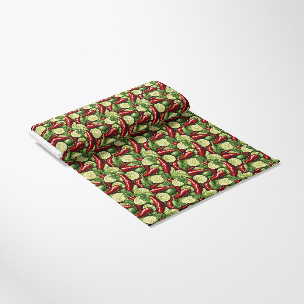 Chili Pepper Party Pattern 9 Quilting Cotton Fabric