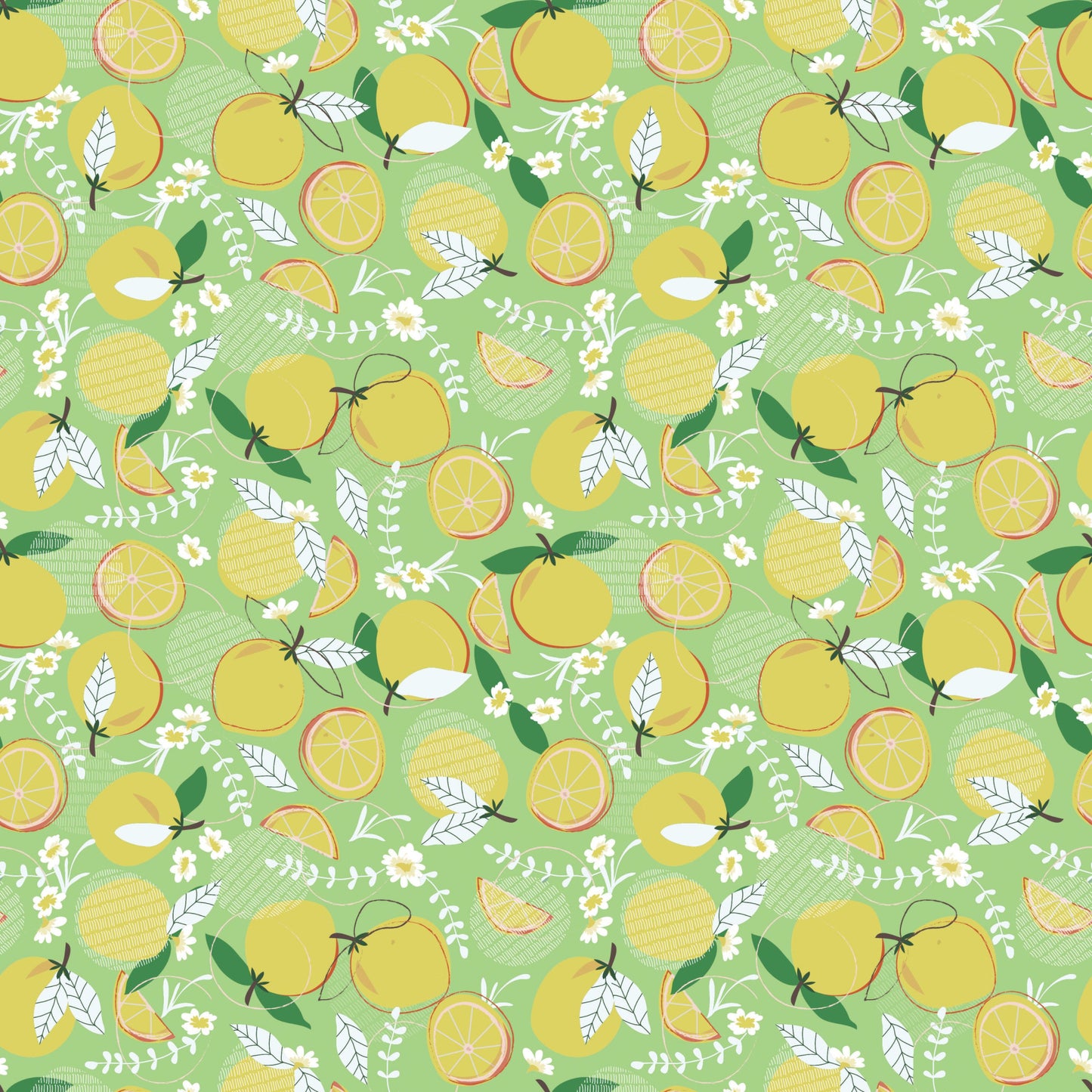 Citrus Summer Pattern 7 Quilting Cotton Fabric
