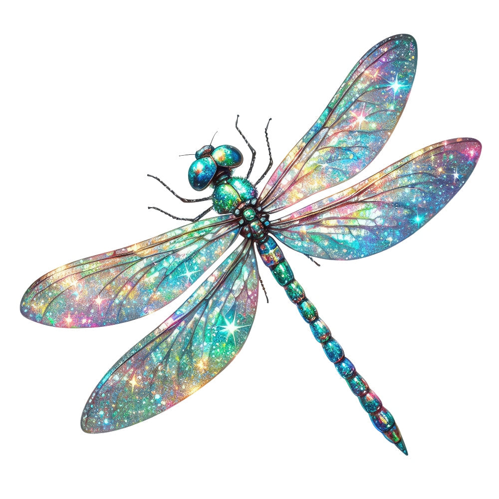 Colorful Dragonfly Fabric Panel 21