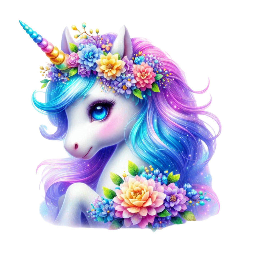Colorful Magical Unicorn Fabric Panel 12