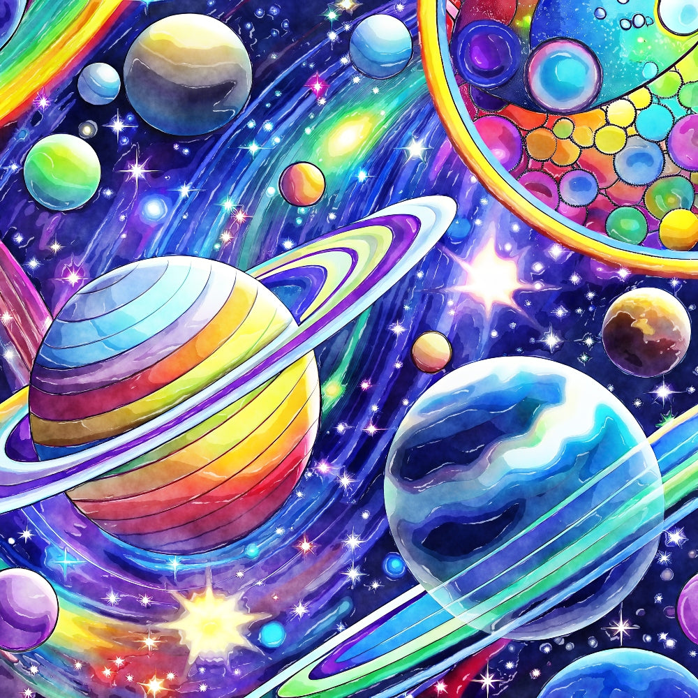 Cosmic Space Fabric Panel 11