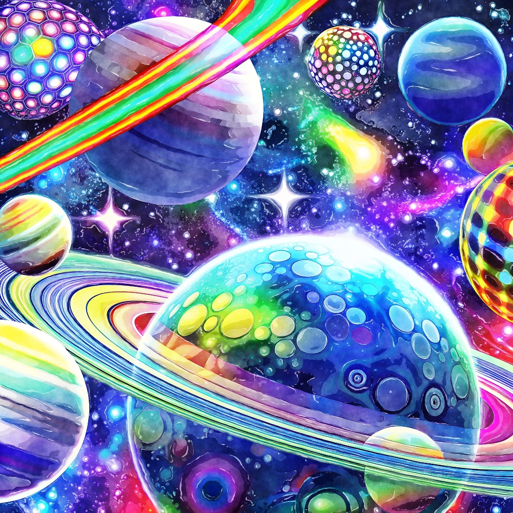 Cosmic Space Fabric Panel 4