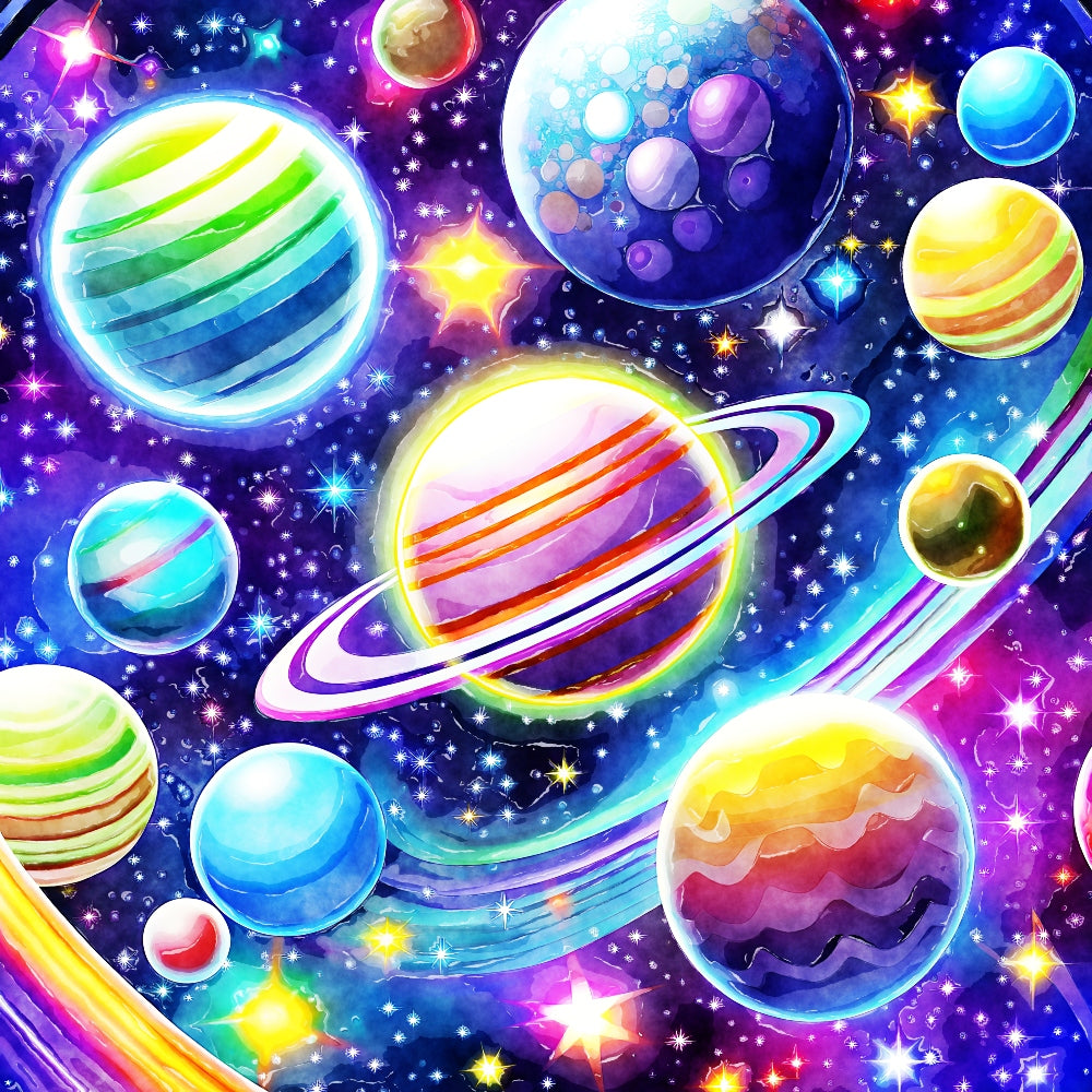 Cosmic Space Fabric Panel 6