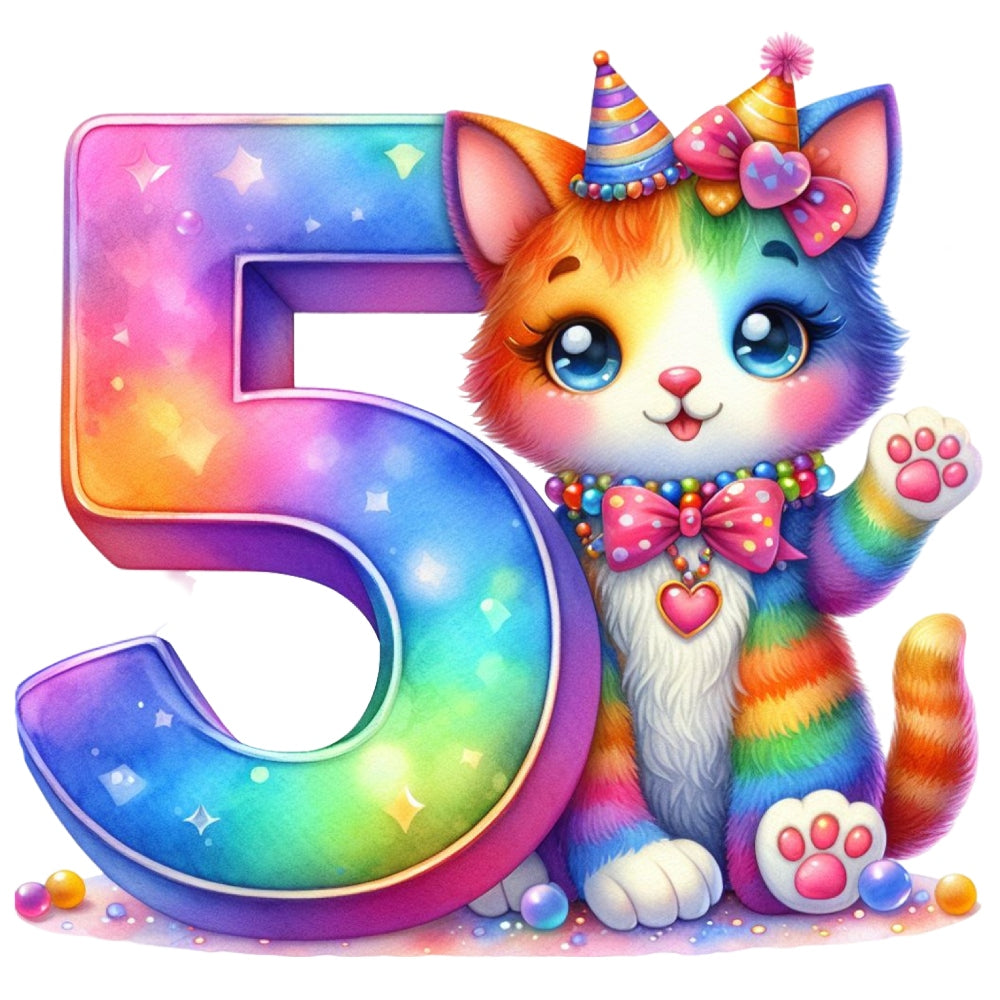 Cute Cats Number 5 Fabric Panel