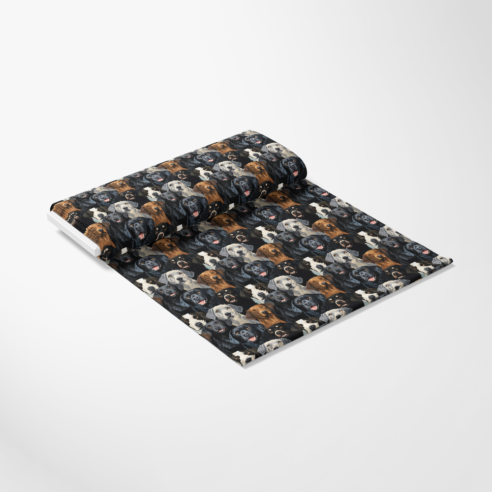 - Dog Close Ups Pattern 1 Quilting Cotton Fabric
- Quilting
- Cotton
- Fabric
- Dog faces
- Canine close-ups
- Brown, black, white, gray
- Repeated dog portraits
- Soft textile
- Printed fabric
- Craft material
- Sewing fabric