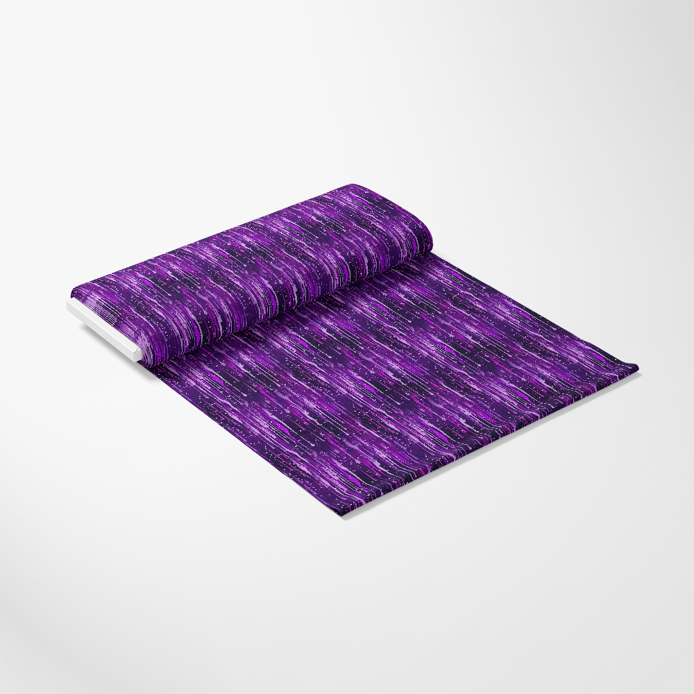 - Dripping Purple Liquid Pattern 3 Quilting Cotton Fabric
- Purple fabric
- Quilting cotton
- Liquid effect
- Dark purple shades
- Textured design
- Draped textile
- Continuous yardage
- Abstract pattern
- Soft cotton material