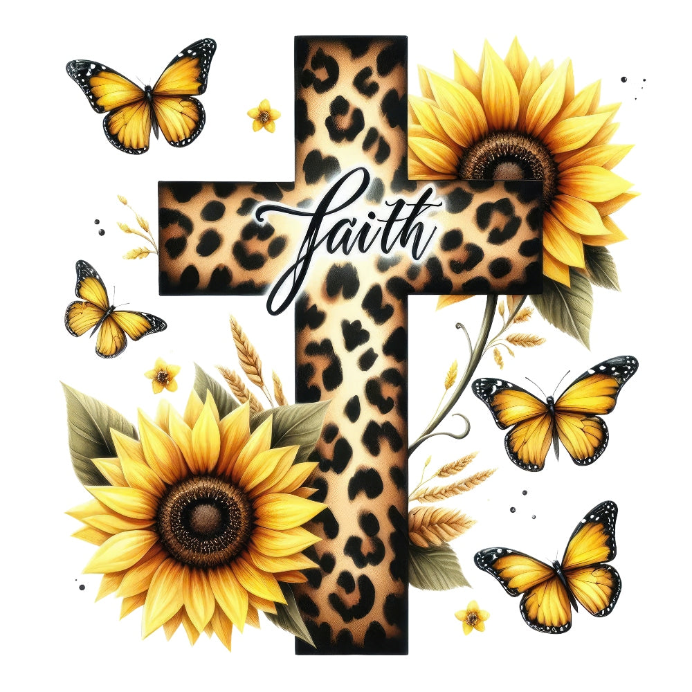 Easter Crosses Fabric Panel 14