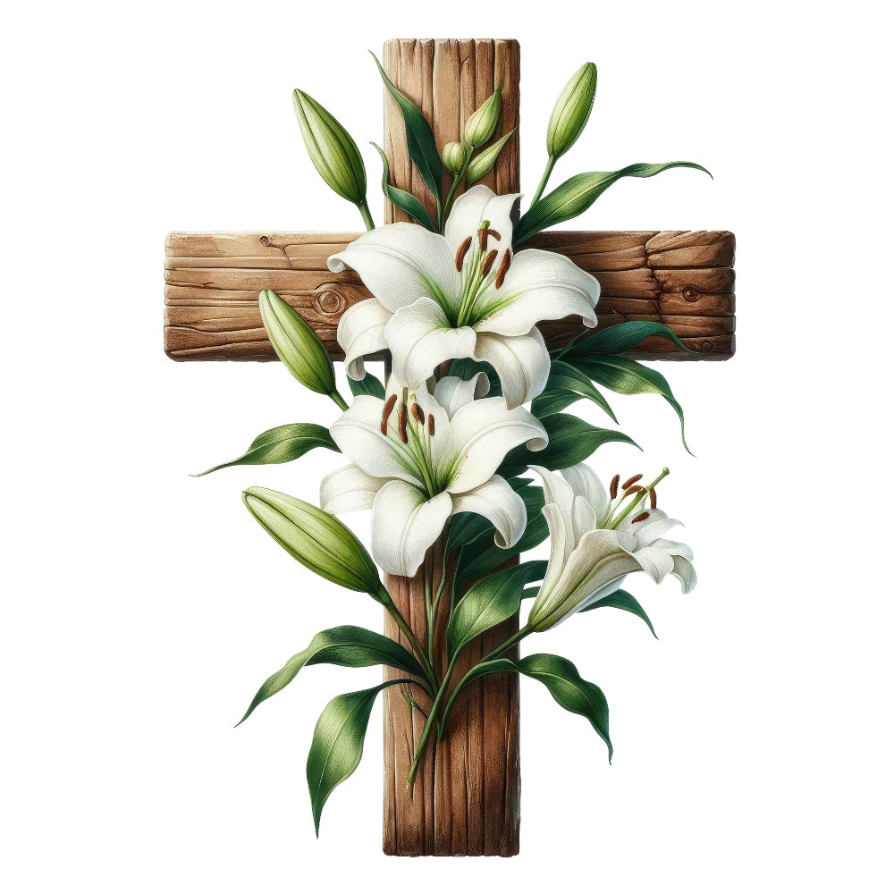 Easter Crosses Fabric Panel 2
