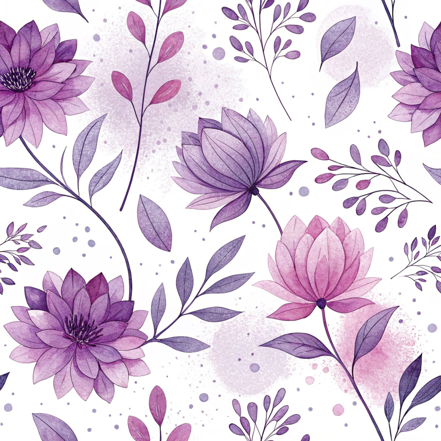 Elements of Nature Pattern 4 Quilting Cotton Fabric