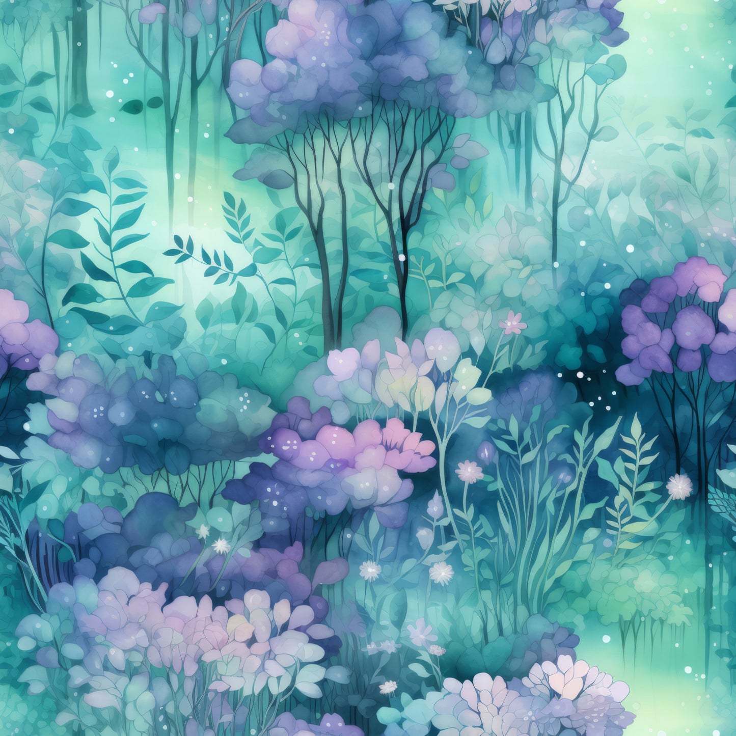Fantasy Forest Pattern 16 Quilting Cotton Fabric