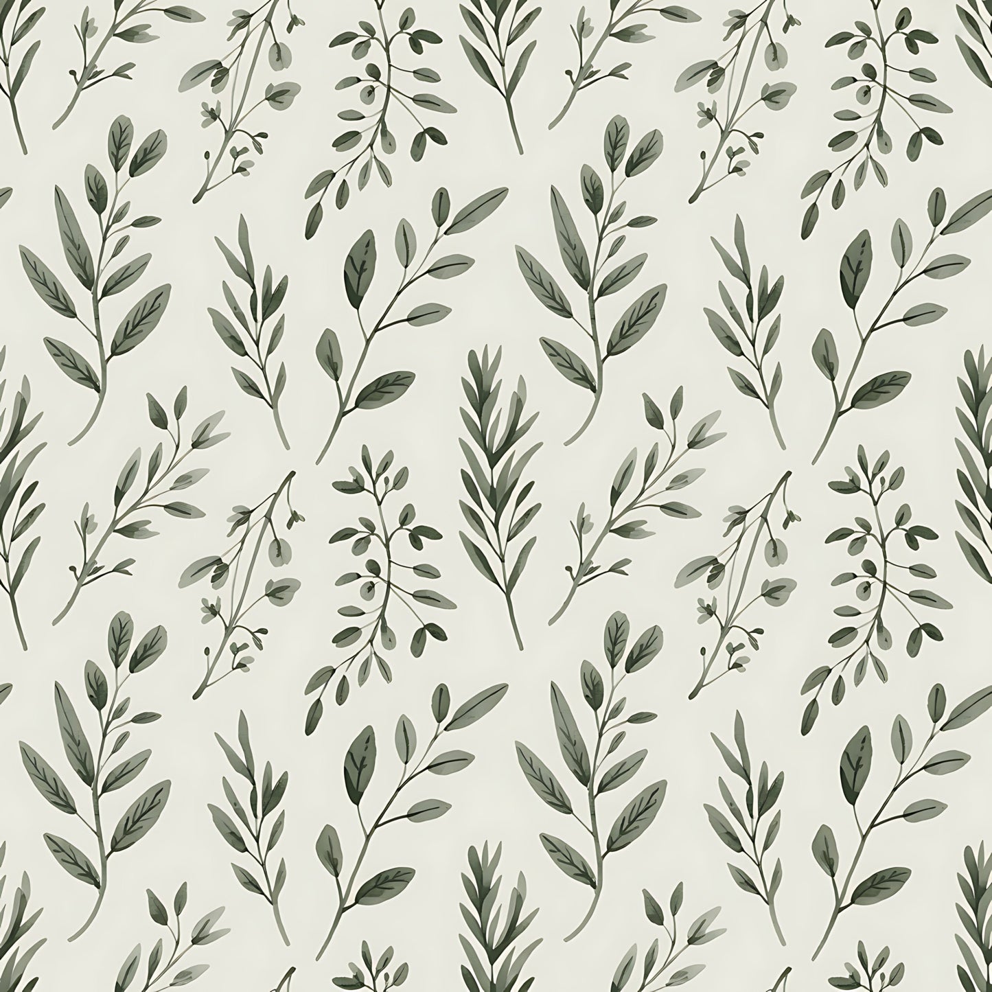 Farmhouse Kitchen Herbs Pattern 3 Quilting Cotton Fabric