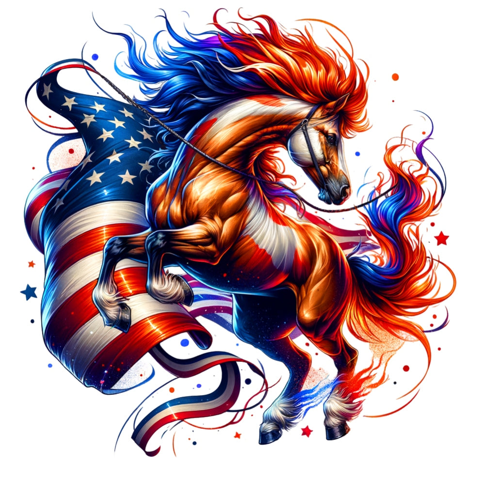 God Bless America Fabric Panel 10