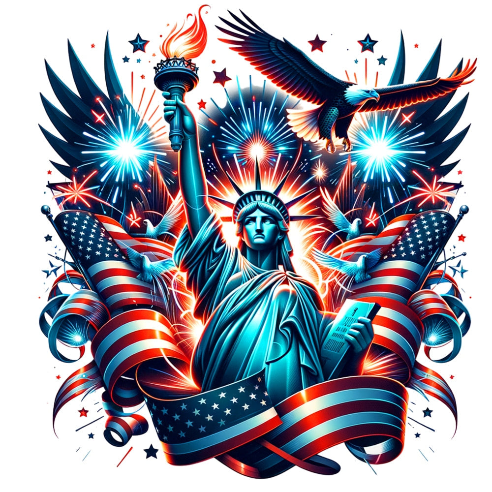 God Bless America Fabric Panel 11