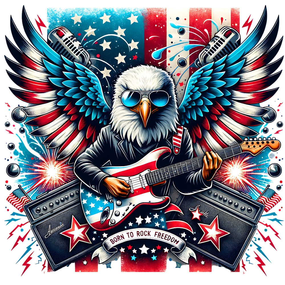 God Bless America Fabric Panel 4
