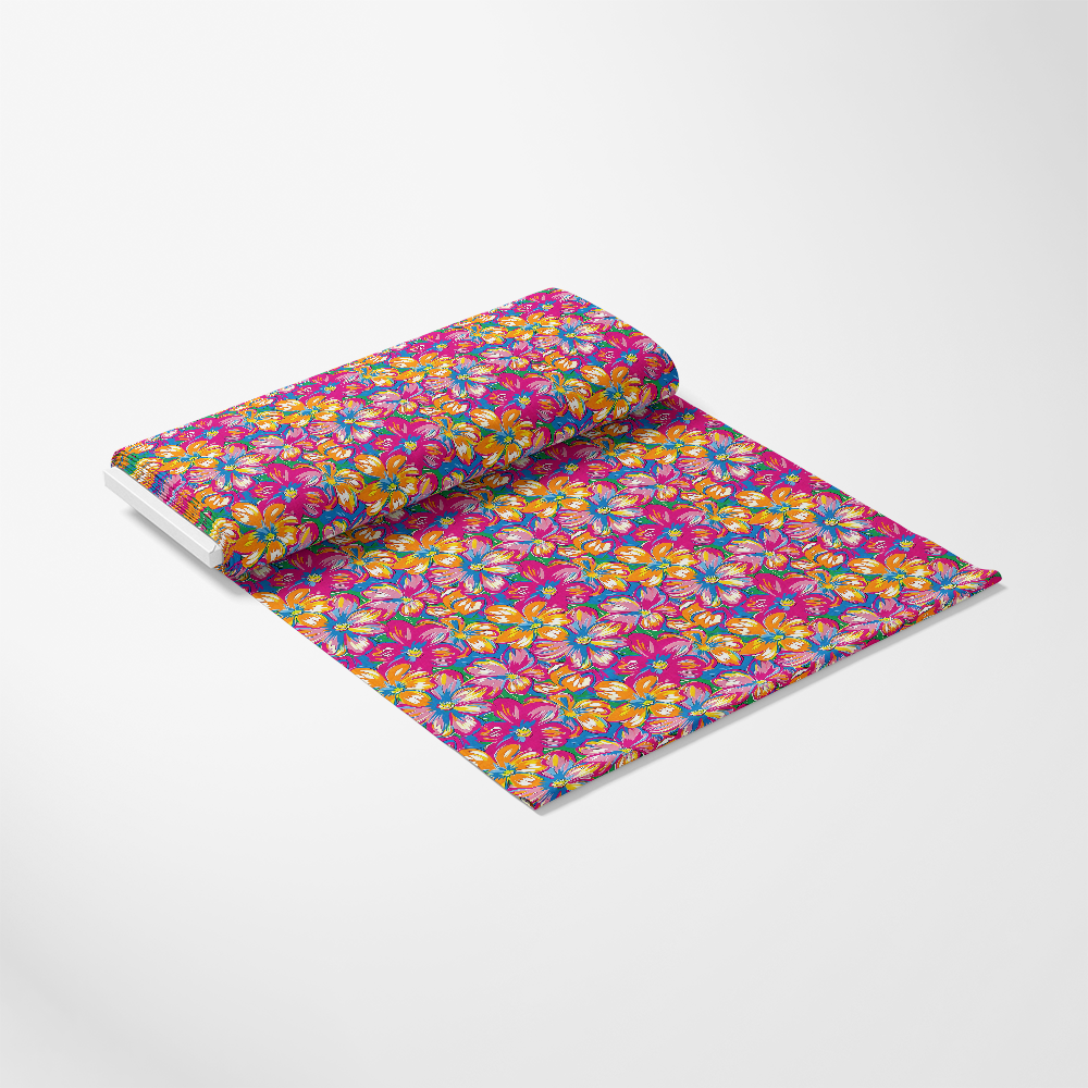 - Groovy Hippie Pattern 18 Quilting Cotton Fabric
- vibrant floral design
- colorful orange, yellow, purple, pink, blue
- cotton textile
- quilting material
- bright, cheerful, retro style
- decorative fabric yardage
- bold hipster print
- artistic, bohemian motif