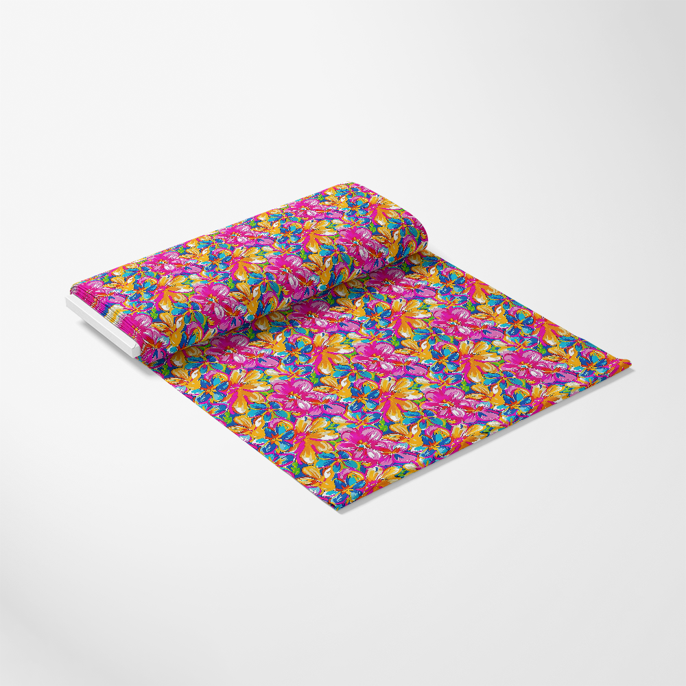 - Groovy Hippie Pattern 6 Quilting Cotton Fabric
- Floral design
- Bright colors
- Pink, yellow, blue, green
- Psychedelic style
- Vintage aesthetic
- Cotton material
- Artistic print
- Seamless textile
- Colorful motif
- Retro pattern
- Craft fabric
- Textile yardage