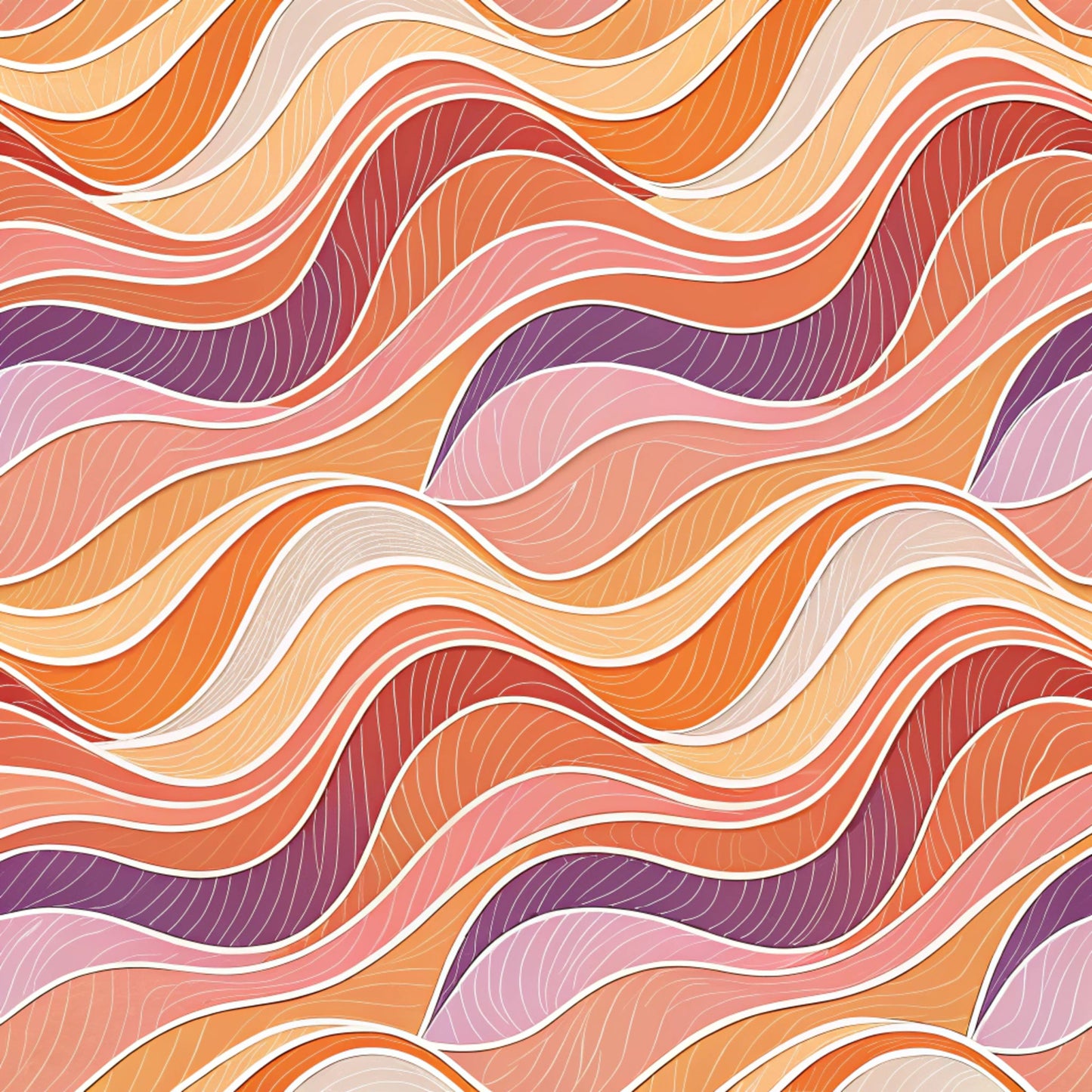 Groovy Time Pattern 16 Quilting Cotton Fabric