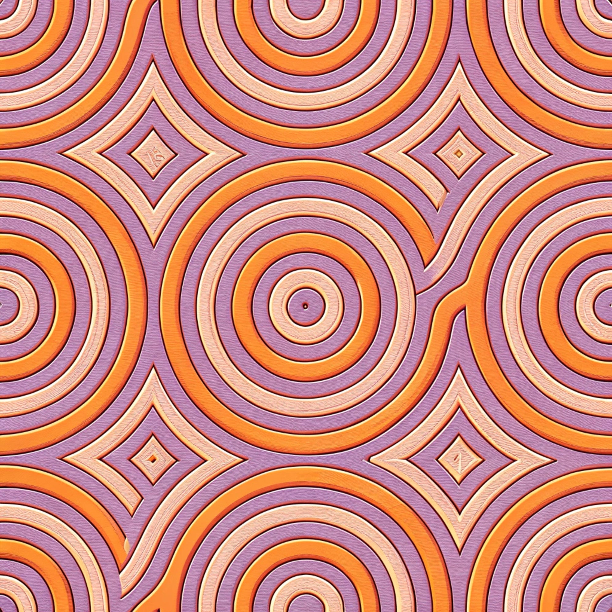 Groovy Time Pattern 5 Quilting Cotton Fabric – FabricMegaStore.com