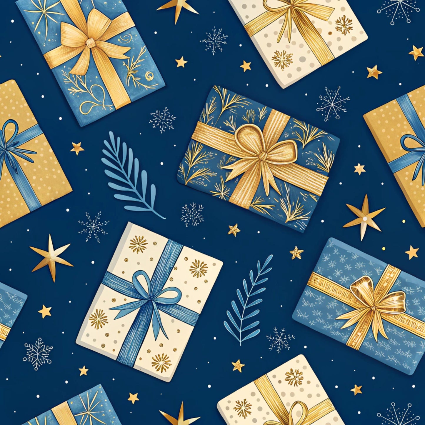 Hanukkah Pattern 21 Quilting Cotton Fabric