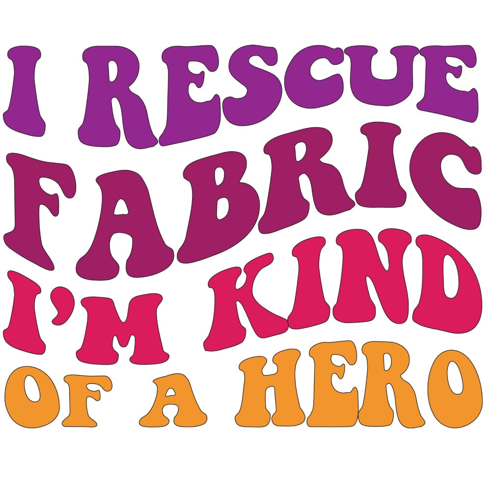 I Rescue Fabric Fabric Panel
