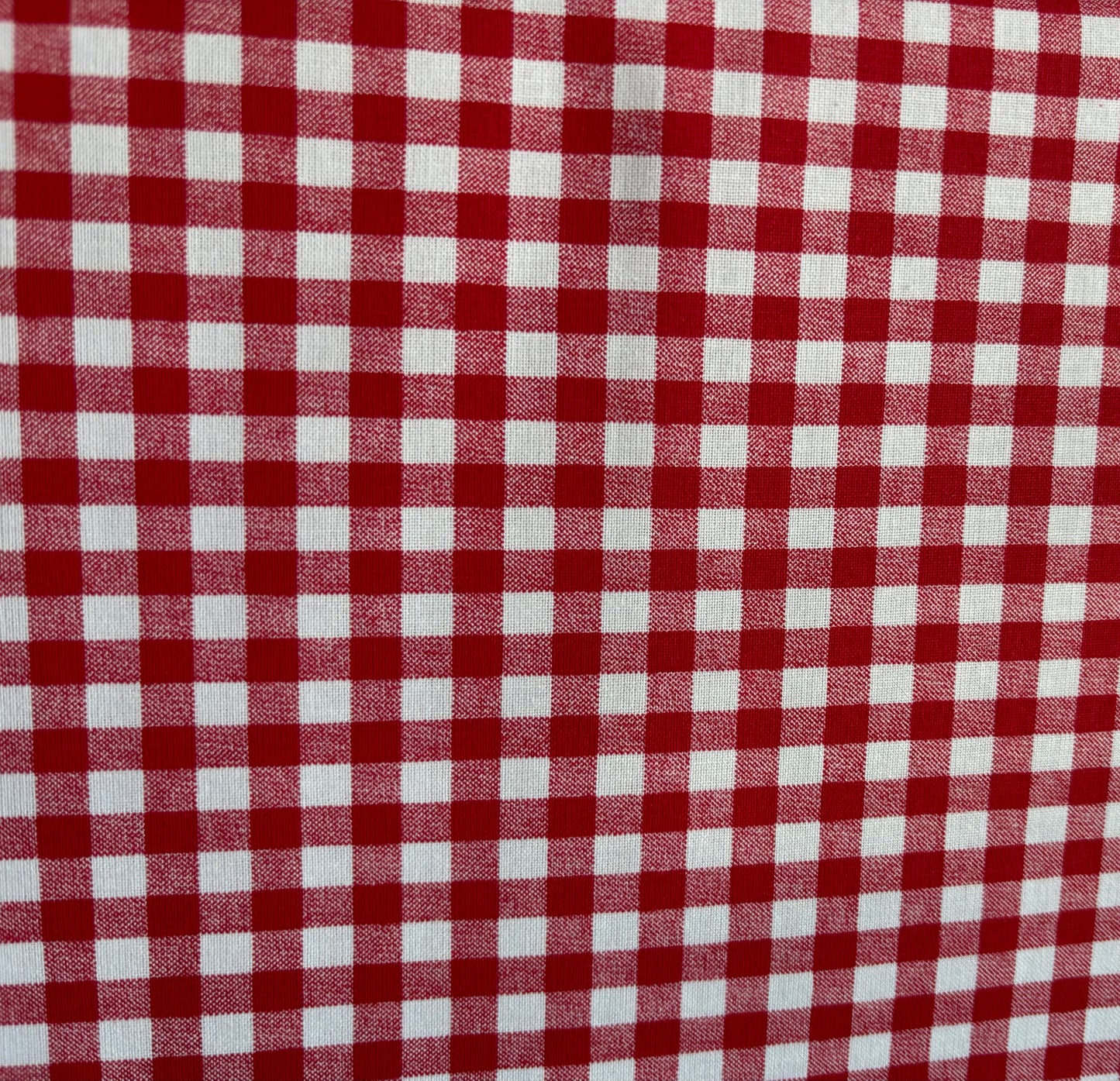 Large Check on Lipstick Quilting Cotton Fabric