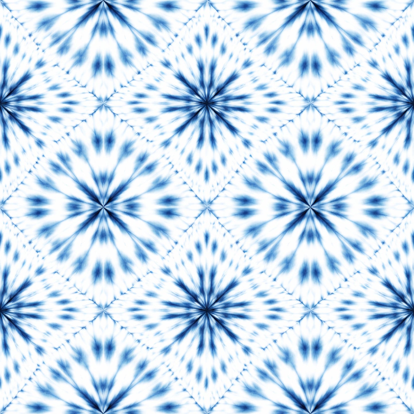 Indigo Shibori Tie Dye Pattern 3 Quilting Cotton Fabric