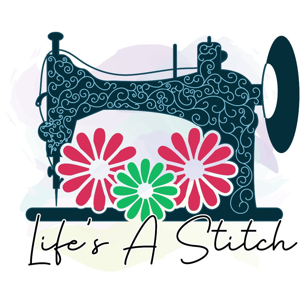 Life's A Stitch Fabric Panel