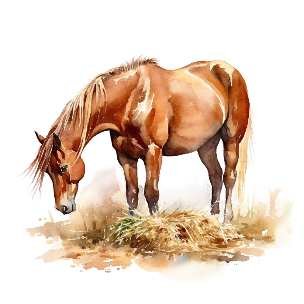 Majestic Horse Fabric Panel 33