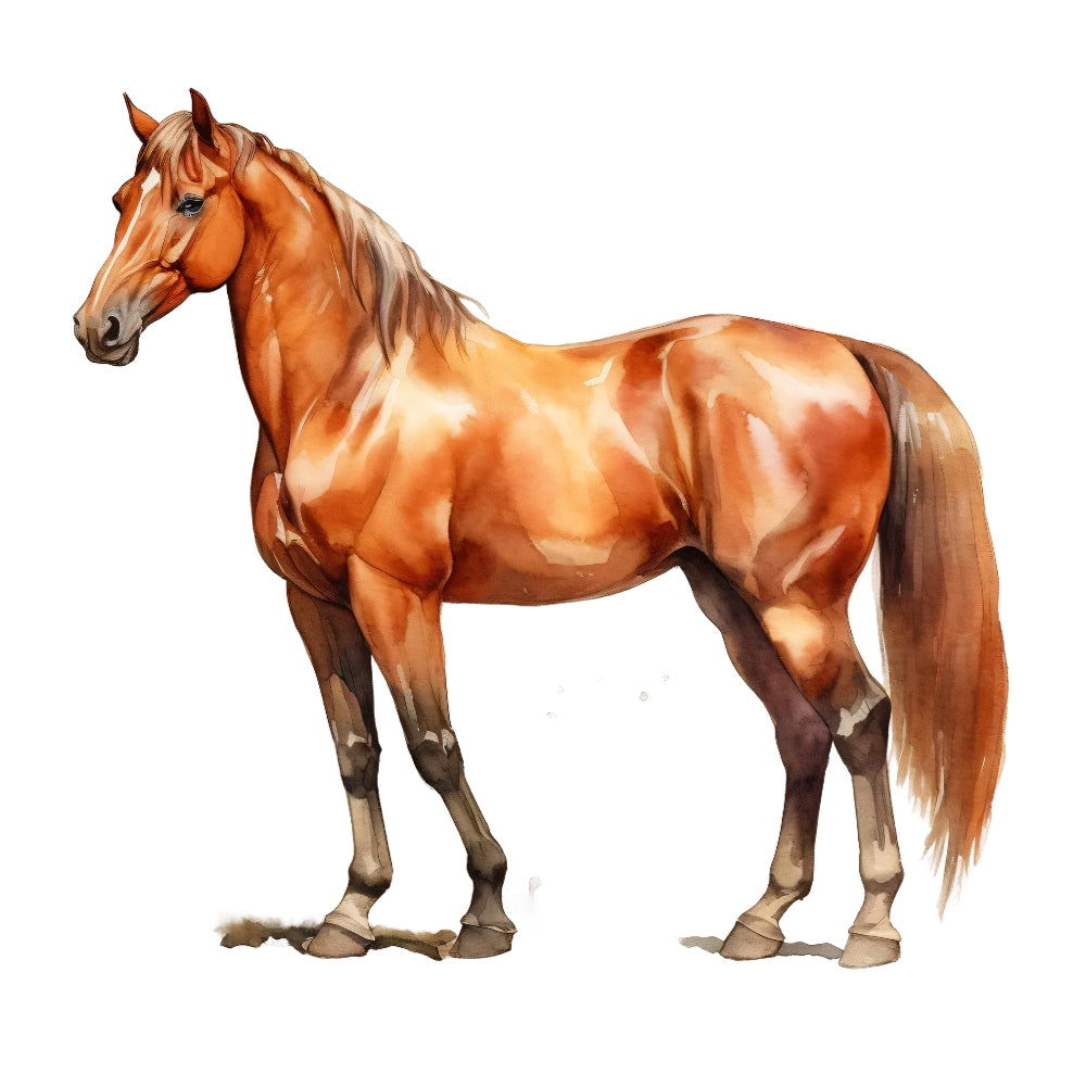 Majestic Horse Fabric Panel 34