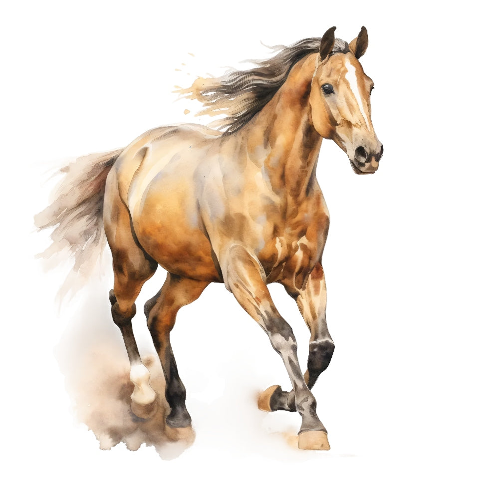 Majestic Horse Fabric Panel 4