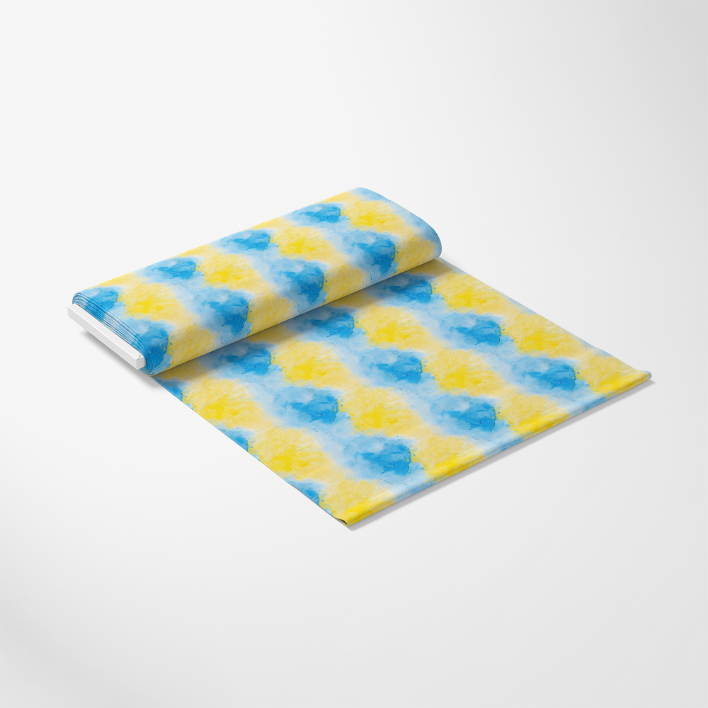 - Mediterranean Lemon Azure Pattern 13 Quilting Cotton Fabric
- blue yellow abstract design
- soft cotton textile
- quilting fabric yardage
- Mediterranean style fabric
- vibrant watercolor effect
- artistic fabric print
- lightweight fabric material