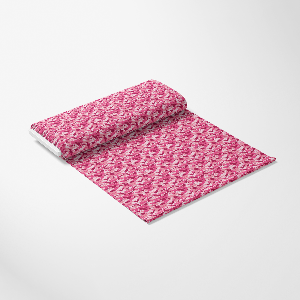 - Military Camouflage Pattern 5 Quilting Cotton Fabric
- Quilting cotton fabric
- Camouflage print
- Pink, light pink, white, magenta colors
- Textile material
- Yardage cotton fabric
- Repeating camouflage design
- Soft quilting fabric
- Craft fabric for sewing projects