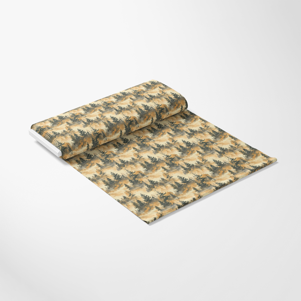 Misty Morning Mountains Pattern 7 Quilting Cotton Fabric