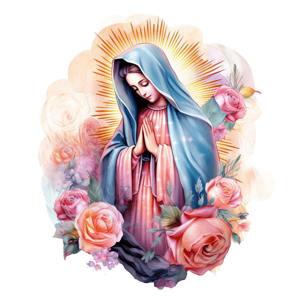 Mother Mary Catholic Fabric Panel 18