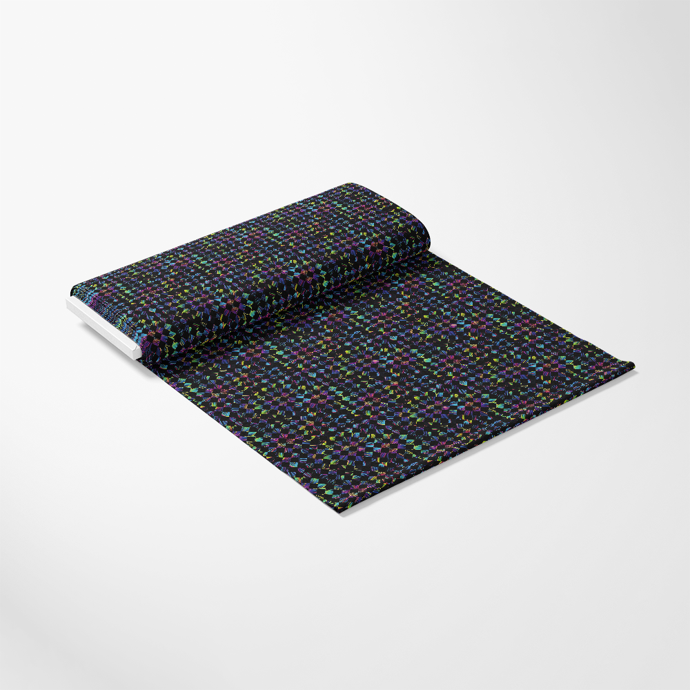 Neon Daisy Pattern 32 Quilting Cotton Fabric