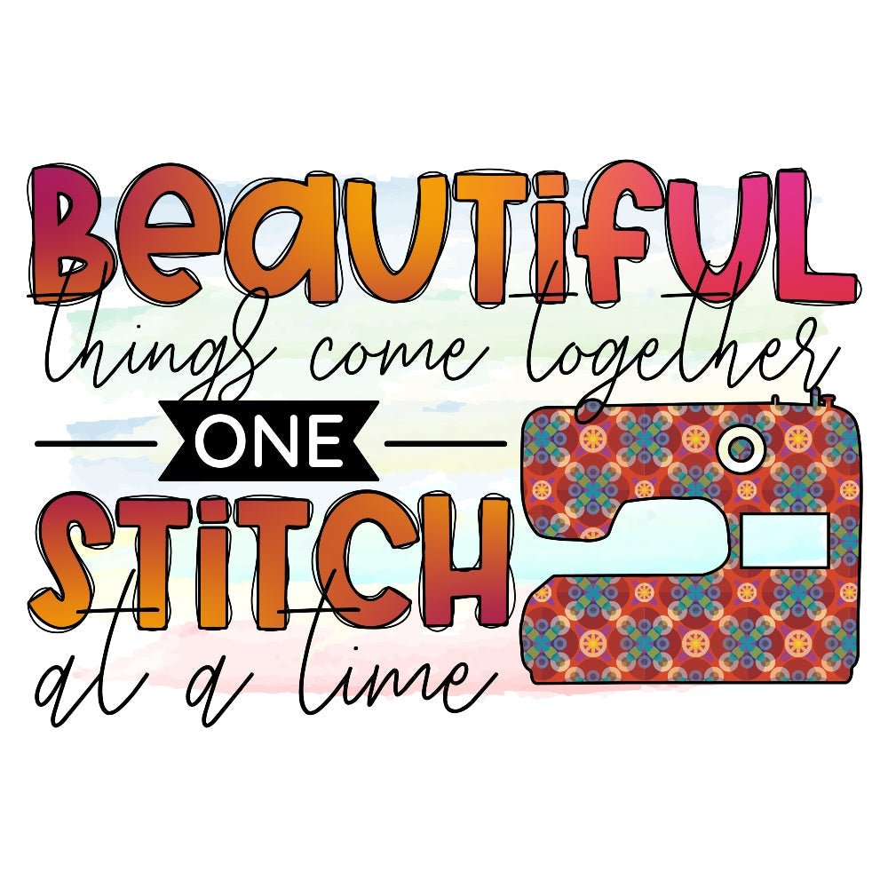 One Stitch Fabric Panel