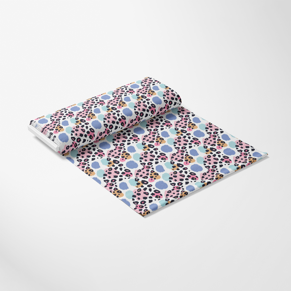 Pastel Leopard Skins Pattern 1 Quilting Cotton Fabric