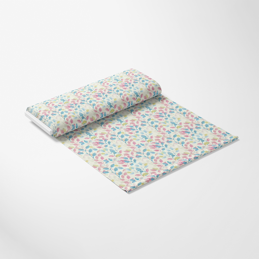 - Pastel Spring Pattern 26 Quilting Cotton Fabric
- Floral motif
- Soft pink, blue, yellow, green hues
- Lightweight cotton textile
- Quilting material
- Delicate leaf design
- Fabric yardage for sewing
- Spring-inspired fabric
- Cotton fabric roll