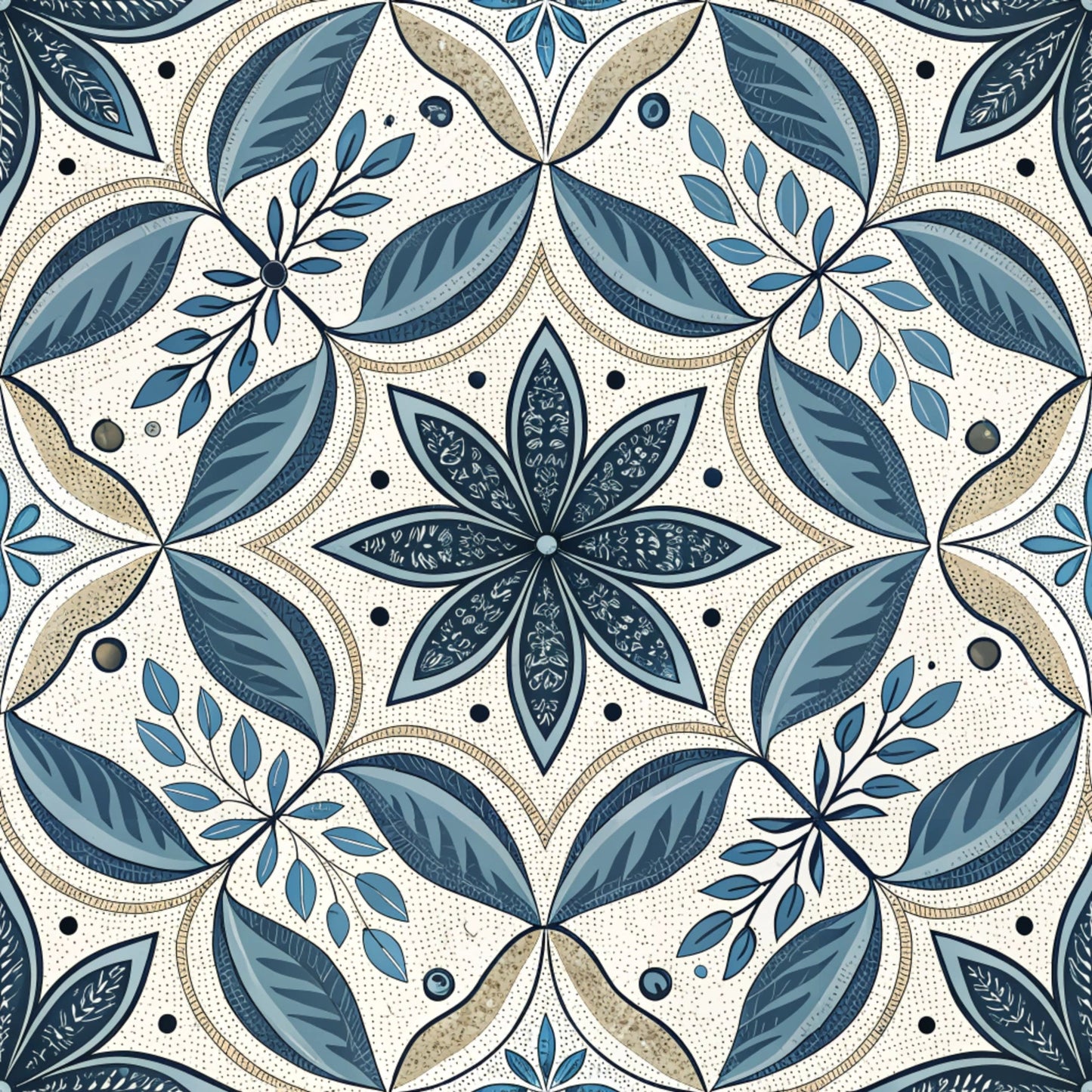 Preppy Summer Pattern 23 Quilting Cotton Fabric